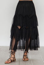 Load image into Gallery viewer, Black Shadow Skirt