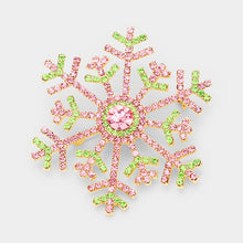 Load image into Gallery viewer, P&amp;G Snowflake Brooch
