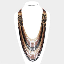 Load image into Gallery viewer, Cha Cha Cheetah Print Necklace

