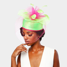 Load image into Gallery viewer, P &amp; G Statement Veil Hat
