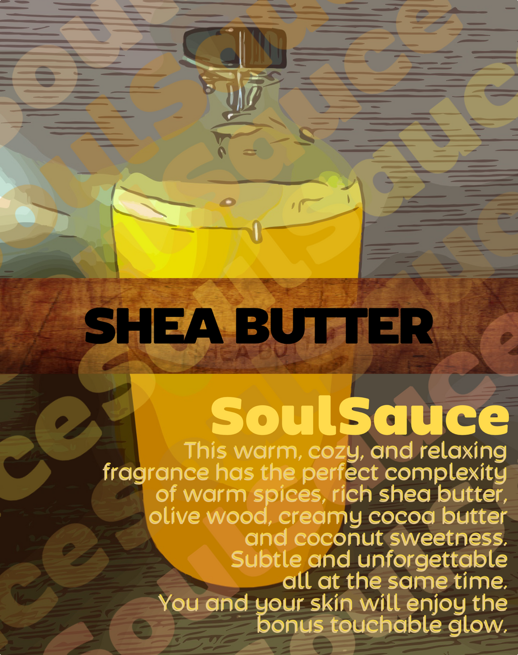 Shea Butter Perfumed Body Oil by SoulSauce - Buy 4, Get 5