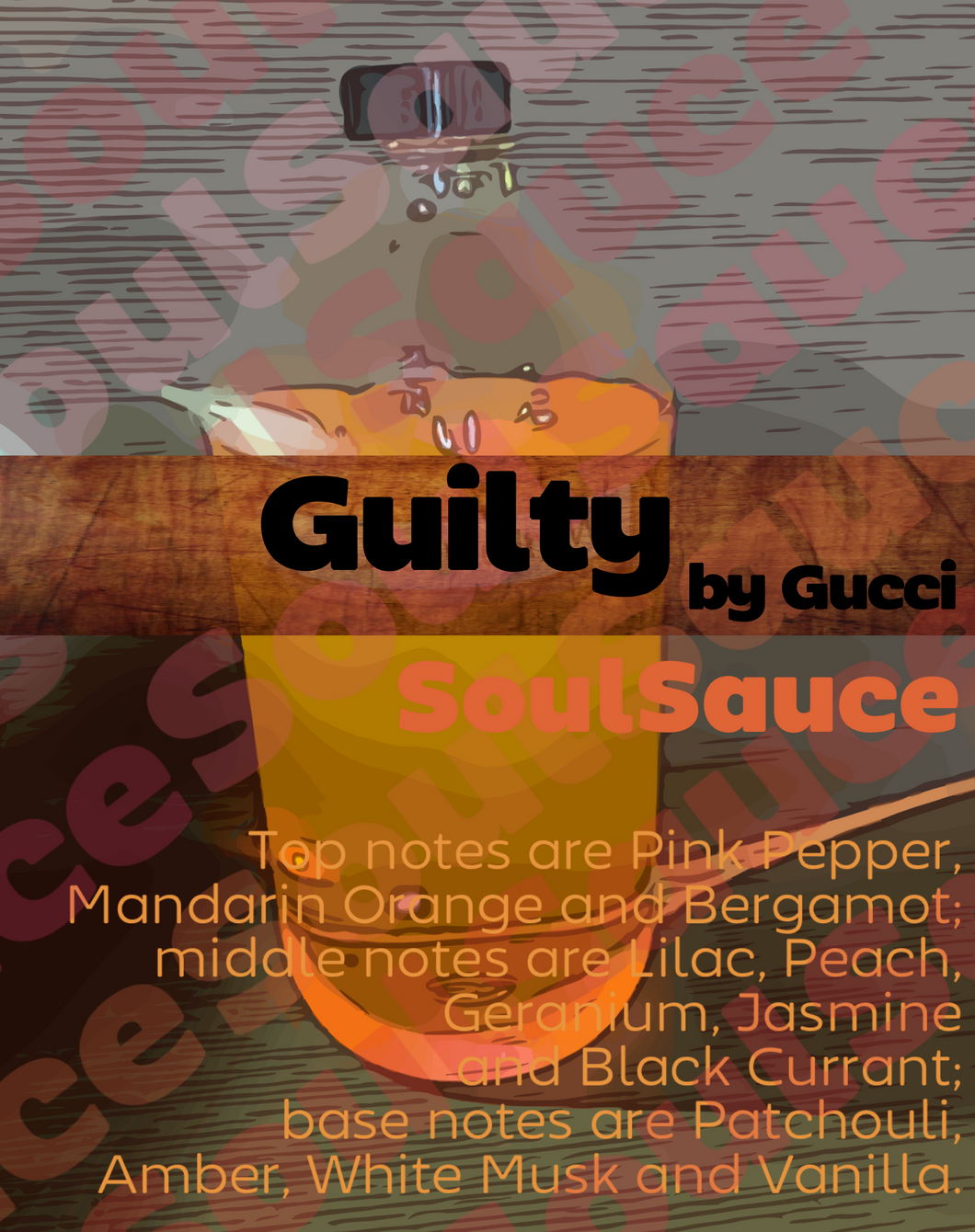 Guilty by Gucci for Her Perfumed Body Oil by SoulSauce - Buy 4, Get 5