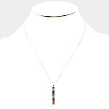 Load image into Gallery viewer, Mizarhi Multi Colored Cubic Zirconia Necklace
