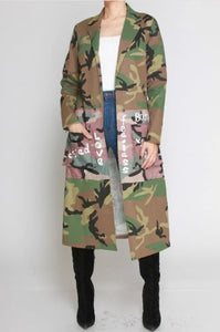 Camo "There is nothing like a sistah" jacket