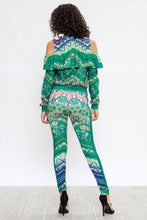 Load image into Gallery viewer, Mimi Cold shoulder Swag Suit
