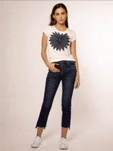 Load image into Gallery viewer, Denise Denim Flower Top
