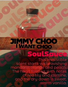 Jimmy Choo I Want Choo Perfumed Body Oil by SoulSauce - Buy 4, Get 5