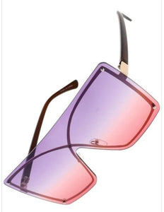 Marie Multi Colored Wide Framed Glasses